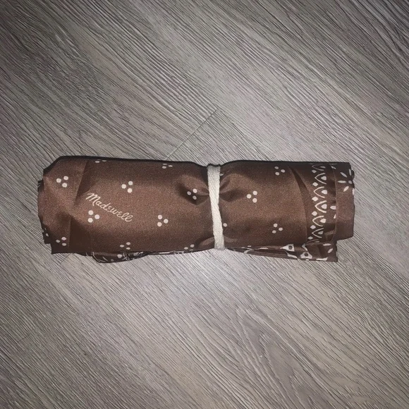 Madewell (Re)sourced Bandana Floral Mandala Light Chestnut Multi Large Tote Bag - Picture 3 of 6